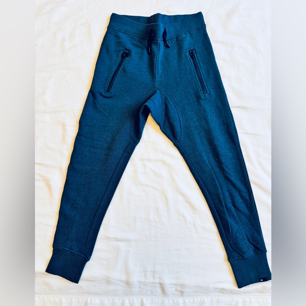 Molo Kids Blue Zip-Pocket Joggers